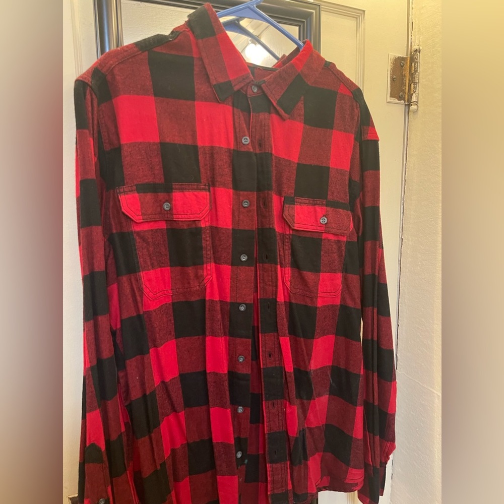 George Men’s flannel XXL red/black